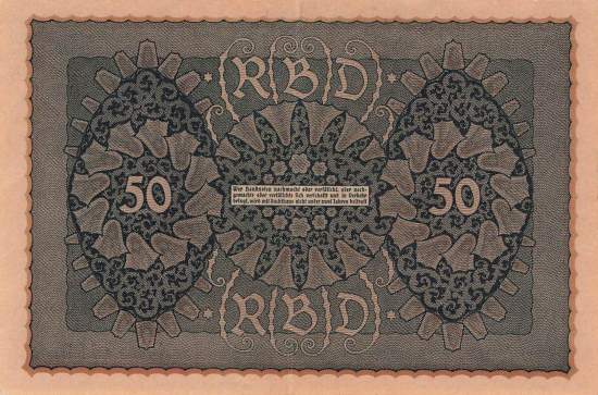 50 Mark 1919 ro.62a KU